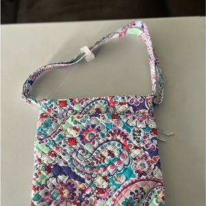 Vera Bradley Hello Kitty Paisley Triple Zip Hipster Crossbody Bag
